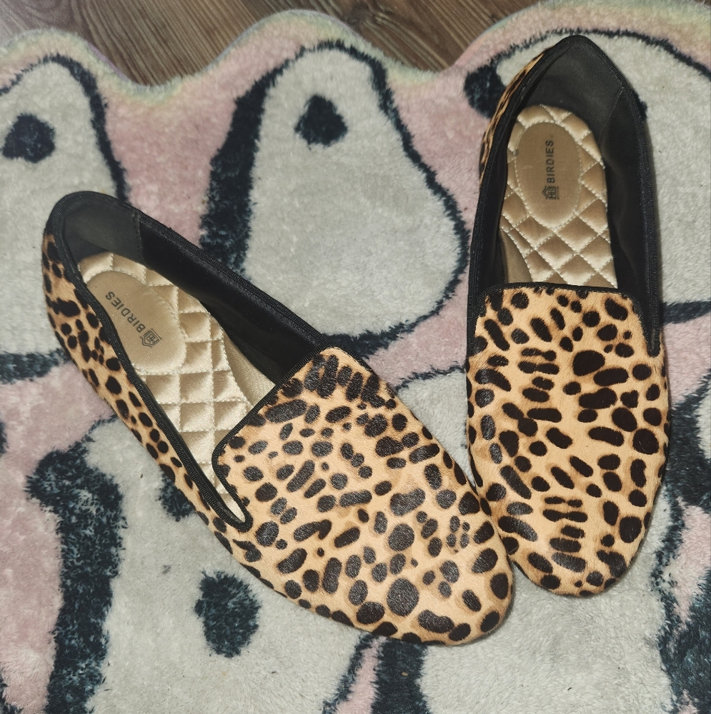Birdies Starling Calf Hair Flats Size 8.5